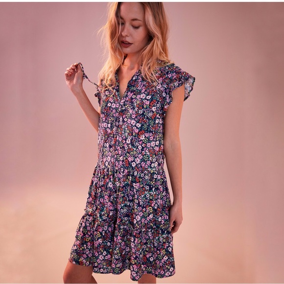 Anthropologie Dresses & Skirts - NWT Anthropologie Sundry Field Dress In Deep Navy Size Medium